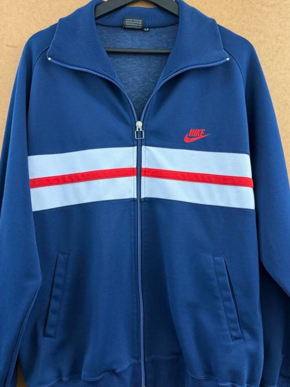 Nike Men's Navy and Blue Jacket